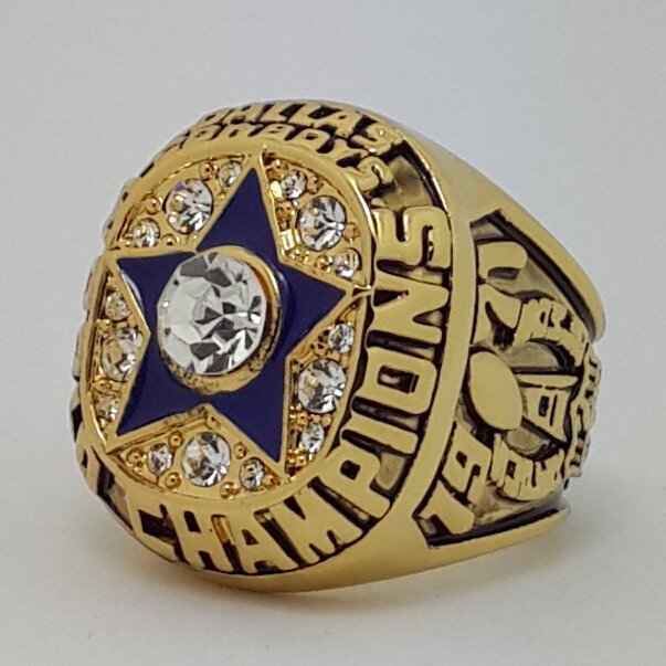 1971 Dallas Cowboys VI Super bowl championship ring STAUBACH size 11 Back Solid