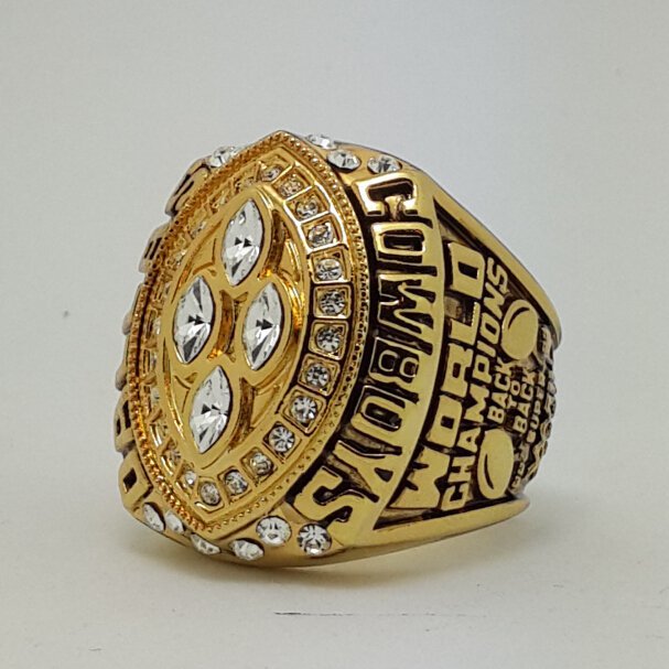 1993 Dallas Cowboys XXVIII Super bowl championship ring TORNTON size 11 Back Solid