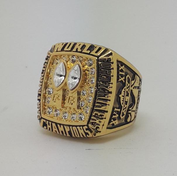 1984 San Francisco 49ERS XIX Super bowl championship ring WALSH size 11 Back Solid