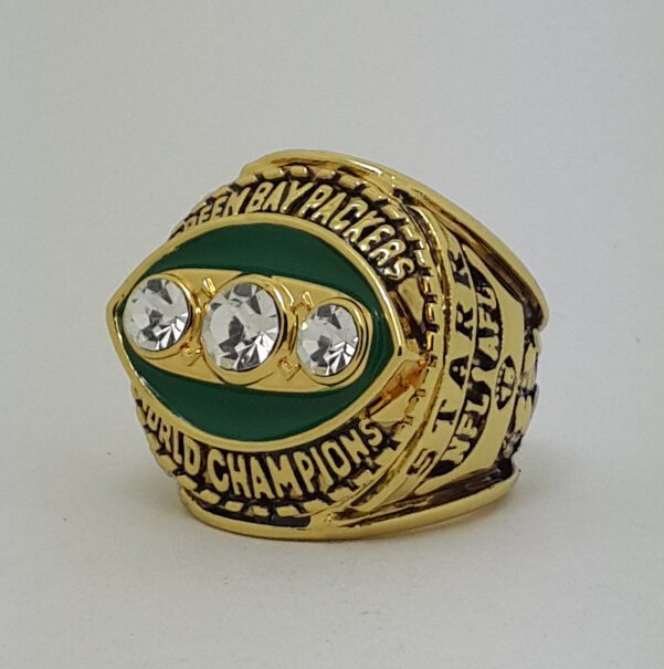 1967 Green Bay Packers II Super bowl championship ring STARR size 11 Back Solid