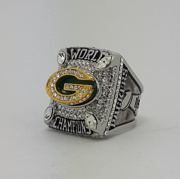2010 Green Bay Packers XLV Super bowl championship ring RODGERS size 11 Back Solid