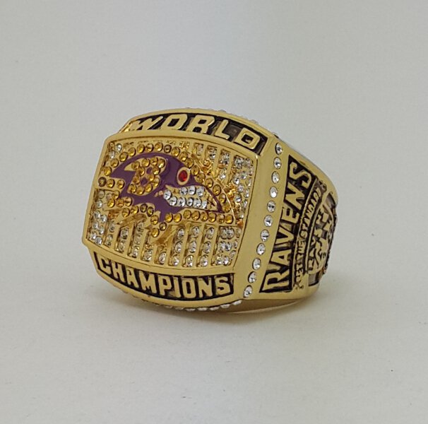 2000 Baltimore Ravens XXXV Super bowl championship ring size 11