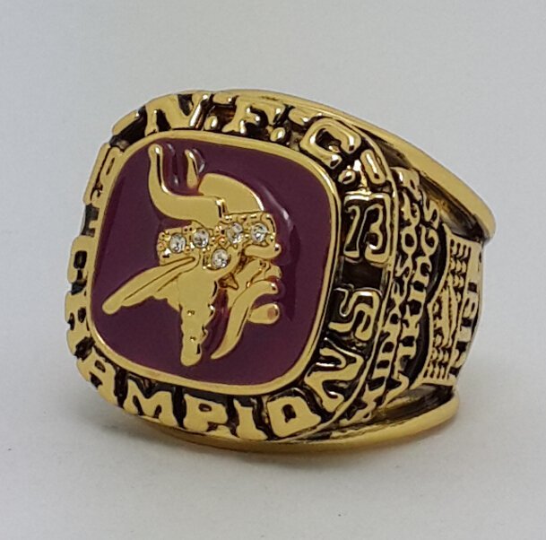 1973 Minnesota Vikings NFC super bowl championship ring size 11