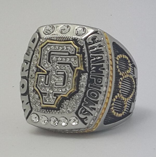 San Francisco Giants 2014 world series championship ring BUMGARNER baseball MLB size 11 Back Solid