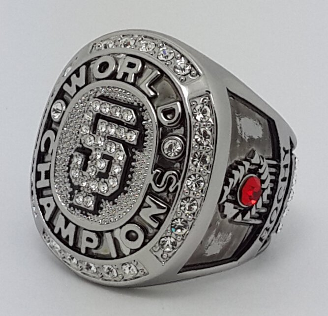 San Francisco Giants 2010 world series championship ring BOCHY baseball MLB size 11 Back Solid