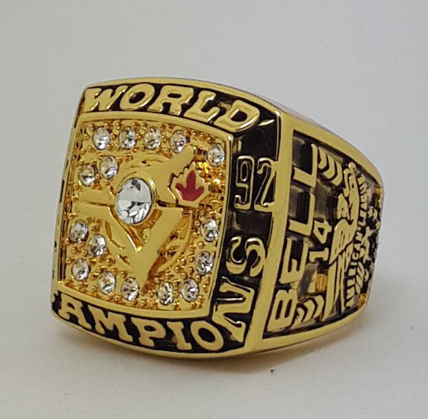 1992 Toronto Blue Jays world series championship ring BELL baseball MLB size 11 Back Solid