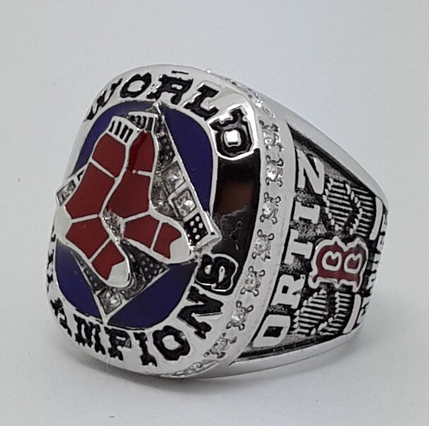 Boston Red Sox 2007 world series championship ring ORTIZ baseball size 9-13 Back Solid