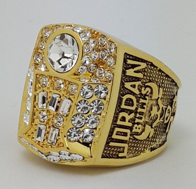 Chicago Bulls 1998 JORDAN Dynasty Basketball championship ring NBA size 10 Nice Gift