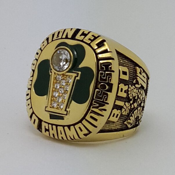Boston Celtics 1986 Basketball championship ring BIRD NBA size 9-13 Nice Gift