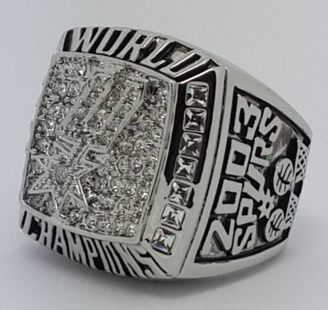 San Antonio Spurs 2003 Duncan Dynasty Basketball championship ring NBA size 10 Nice Gift