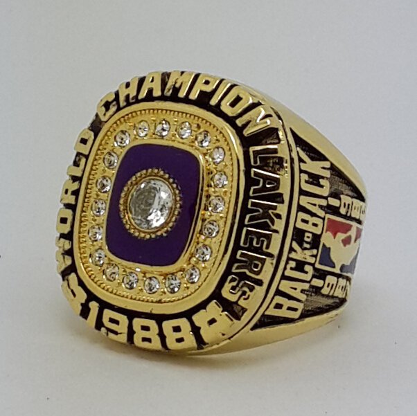 Los Angeles Lakers 1988 Basketball JOHNSON Dynasty championship ring NBA size 9-13 Nice Gift