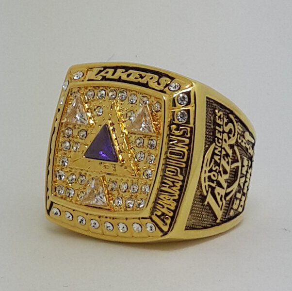 Los Angeles Lakers 2002 Basketball Kobe Bryant Dynasty championship ring NBA size 10 Nice Gift
