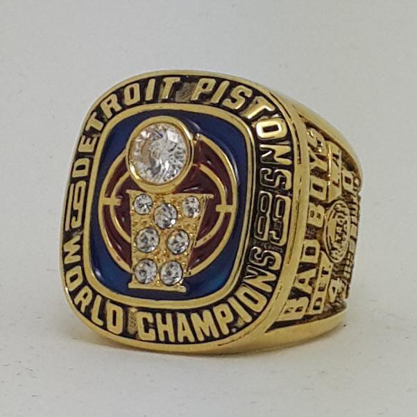 Detroit Pistons 1989 Basketball DUMARS championship ring NBA size 9-14 Nice Gift