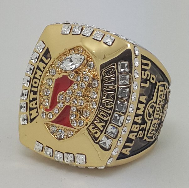 Alabama Crimson 2011 TIDE NCAA Football championship ring SABAN size 11 US Back Solid