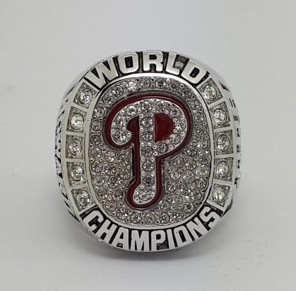 Philadelphia Phillies 2008 world series championship ring HOWARD baseball MLB size 9-14 Back Solid