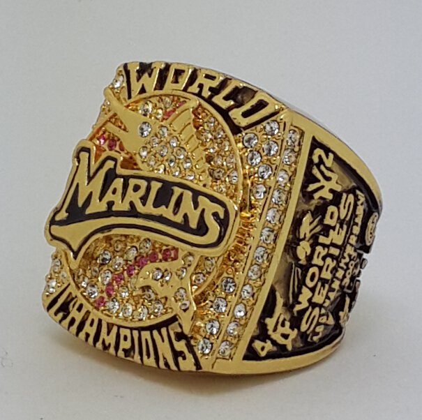 Florida Marlins 2003 Stanley Cup championship ring Beckett size 11 US