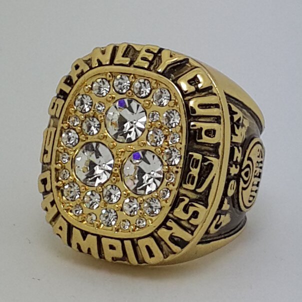 Edmonton Oilers 1987 Stanley Cup championship ring GRETZKY size 11 US Back Solid