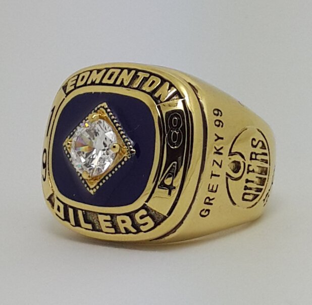 Edmonton Oilers 1984 Stanley Cup championship ring GRETZKY size 9-13 US
