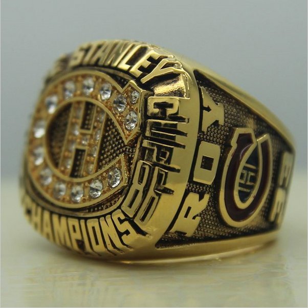 Montreal Canadiens 1986 Stanley Cup championship ring ROY size 9-13 US Back Solid