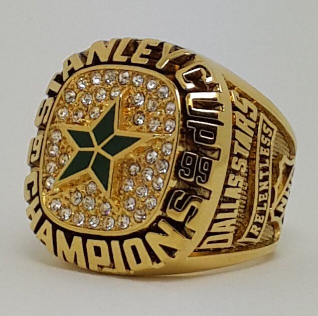 Dallas Stars 1999 Stanley Cup championship ring size 9-13 US Back Solid