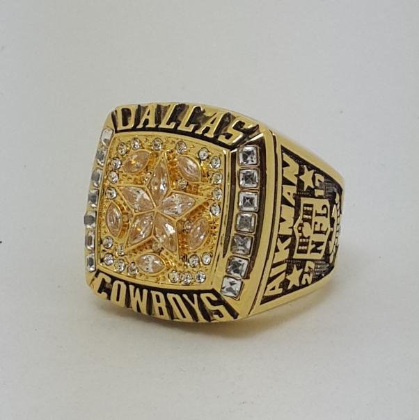 High Quality 1995 Dallas Cowboys XXX Super bowl championship ring AIKMAN size 9-14 Back Solid