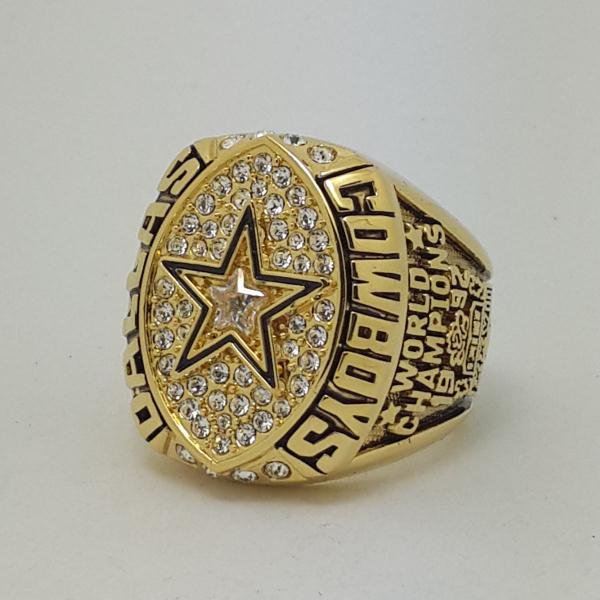 High Quality 1992 Dallas Cowboys XXVII Super bowl championship ring AIKMAN size 9-14 Back Solid