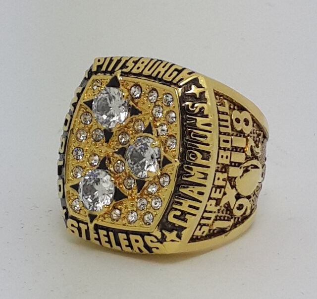 High Quality 1978 Pittsburgh Steelers XIII Super bowl championship ring BRADSHAW size 9-14 Solid