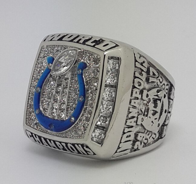 High Quality 2006 Indianapolis Colts XLI Super bowl championship ring MANNING size 9-14 Back Solid