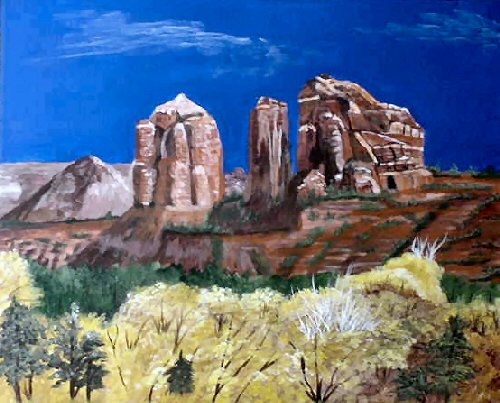 Sedona Landscape 16x20 ready to hang