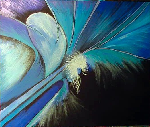 Fantasy "Blue Angel" 20x24