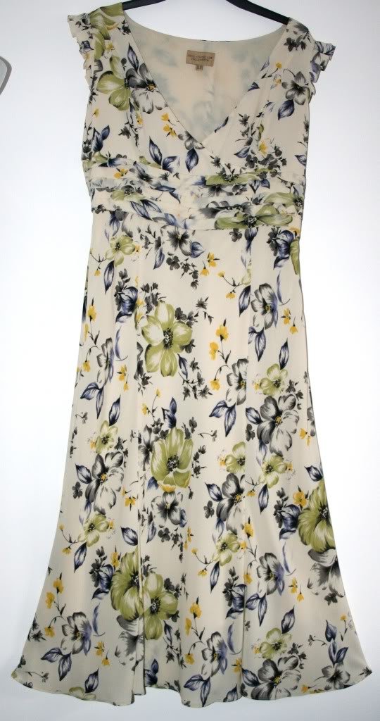 Paul Costelloe Gorgeous Floral Designer Dress Size 12 Worn Once