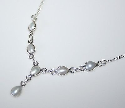 HANDCRAFTED STERLING SILVER FRESHWATER PEARL NECKLACE