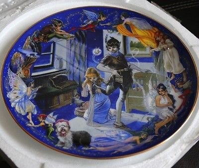 Bradex Disney Collectors Plate Ltd Edition Peter Pan: Me and My Shadow