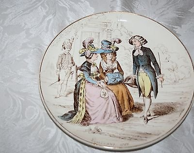 CREIL ET MONTEREAU LA MODE DEPUIS CENT ANS - LOUISXVI 1789 PLATE/ASSIETTE