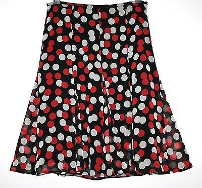 *MARKS & SPENCER* FLOATY CREPE GODET SKIRT SIZE 14