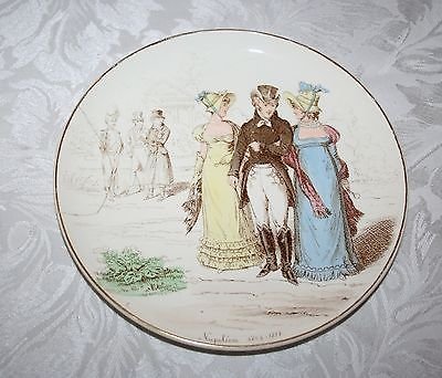 CREIL ET MONTEREAU LA MODE DEPUIS CENT ANS - NAPOLEON 1804-1814 PLATE/ASSIETTE
