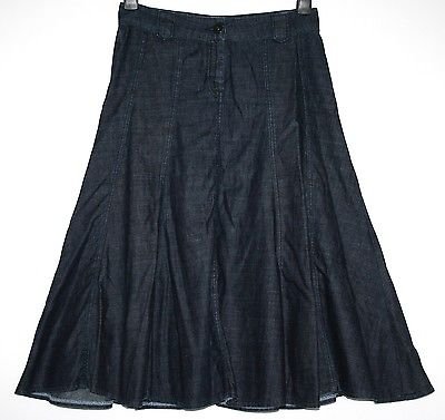 *MARKS & SPENCER PORTFOLIO* DENIM PANEL SKIRT SIZE 10