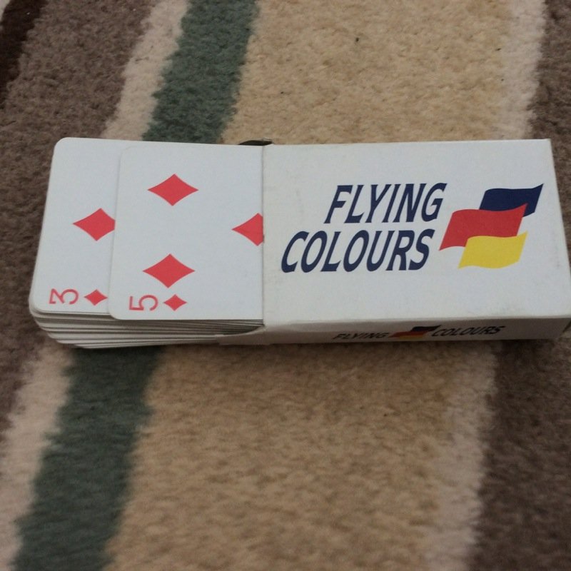 Â FLYING COLOURS Â PLAYING CARDS Â USED