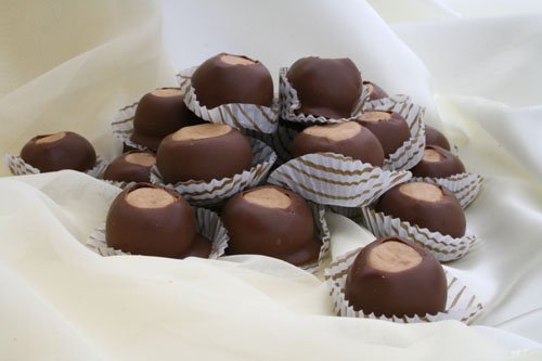 OHIO BUCKEYES MILK CHOCOLATE 1 POUND MADE FRESH FAST