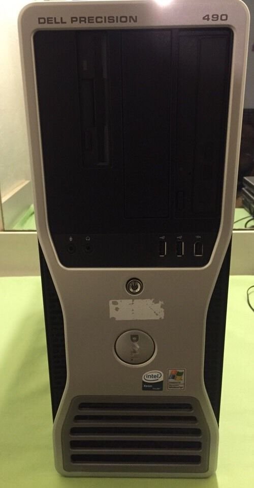 Dell Precision 490 WS 2x Xeon E5345@2.33GHz 4GB RAM/No HDD/No OS/DVD+/-RW Drive
