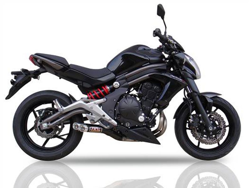 Kawasaki ER-6N 12-13 IXIL L3X Full System Dual Hyperflow Exhaust Black ER6N