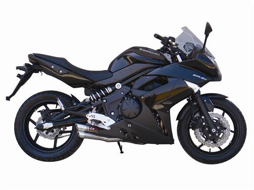 05-11 Kawasaki ER-6F Ninja 650R IXIL L3X Slip on Dual Hyperflow Exhaust Silencer