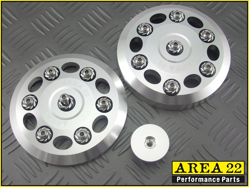 Area 22 2014 15 Honda MSX125 Grom CNC Aluminum Engine Cover Dress Up Set Silver