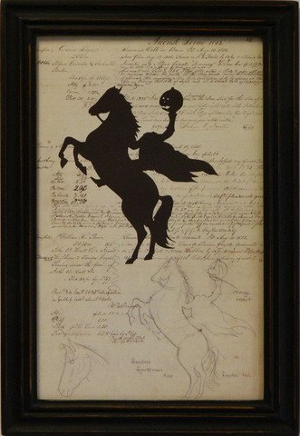 Silhouette Document Headless Horseman