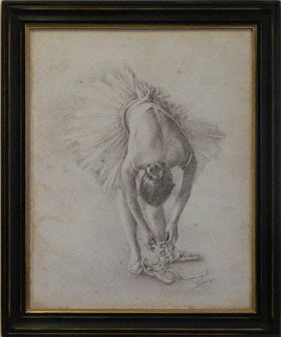 Antique Ballerina Study I