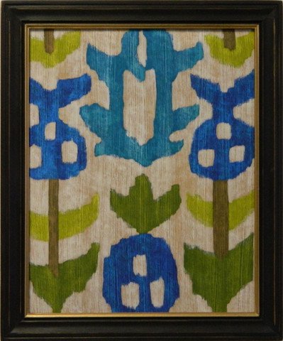 Teal Ikat IV