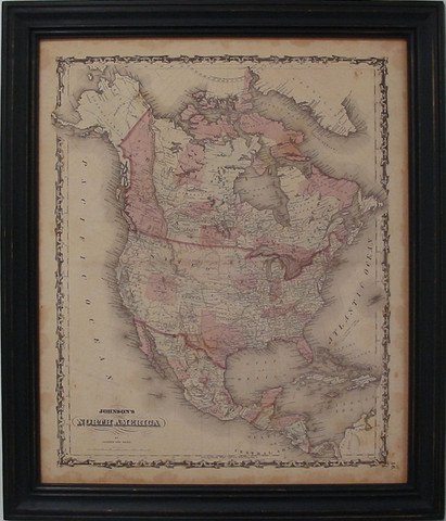 Johnson's Map of North America