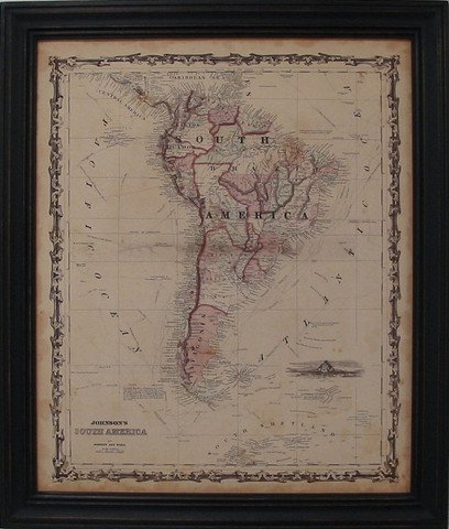 Johnson's Map of South America