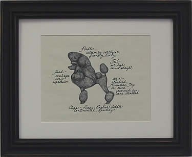Poodle, Black Show Cut