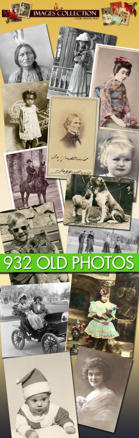 printable 932 Old Photos vintage print